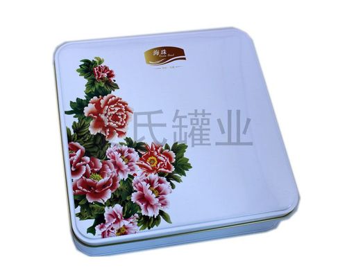 包装 金属包装容器 金属盒 定做苹果园月饼包装盒 长方形金属铁皮盒